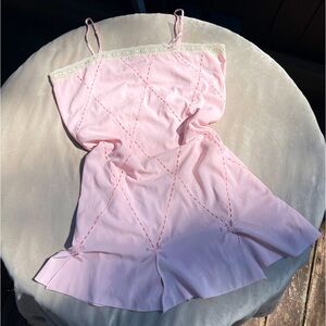 Victoria's Secret Angels Pink Babydoll Dress | Size L